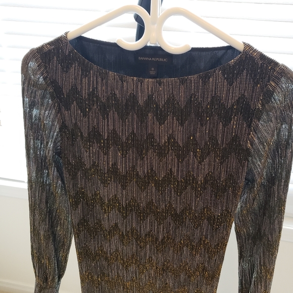 Banana Republic Metallic Shine Dress - Picture 5 of 8